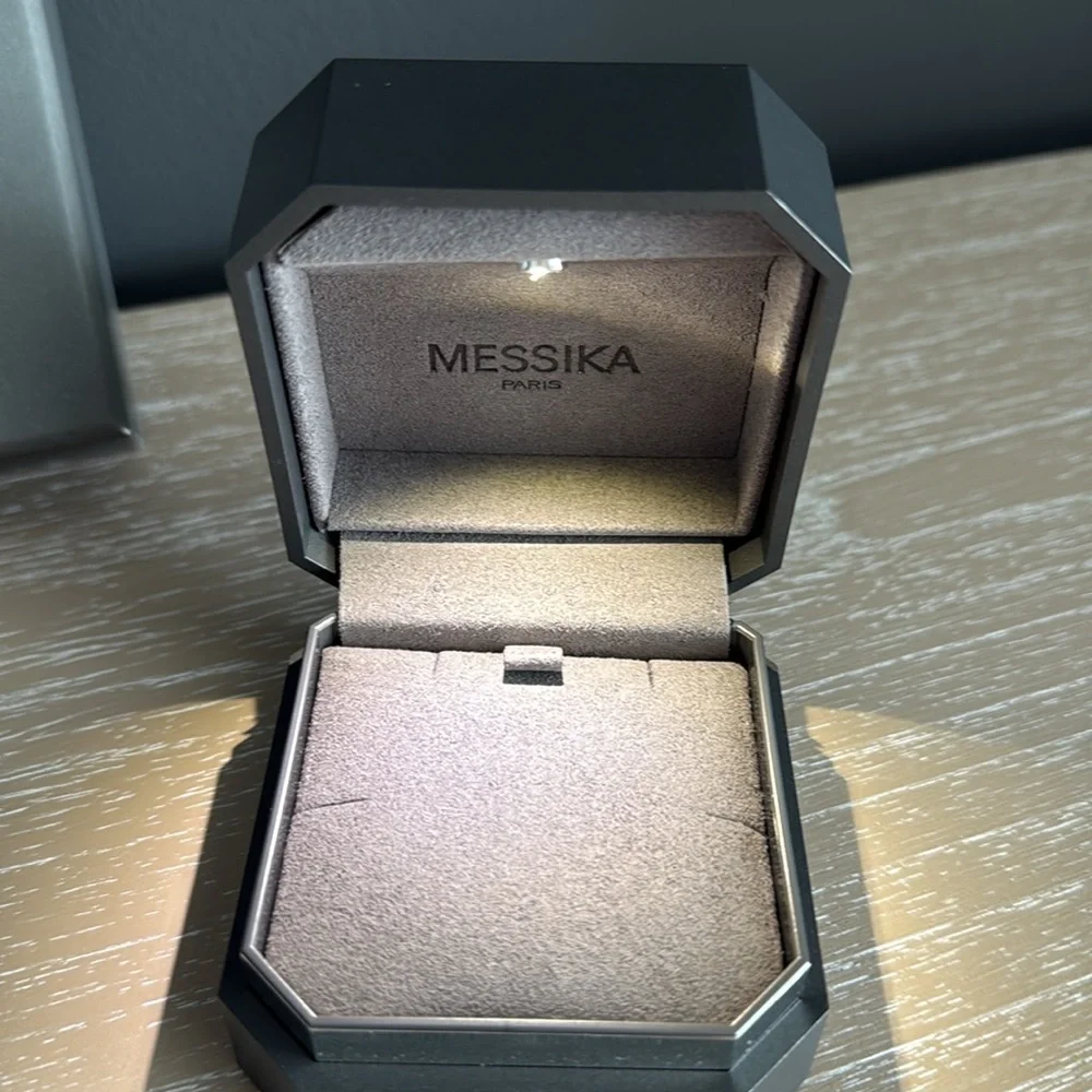 Messika Gray and Black Jewelry Boxes
